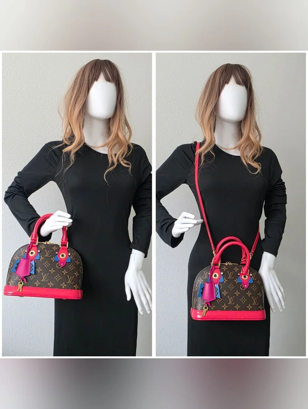 Auth Louis Vuitton LMTD Monogram Totem Alma BB Bag